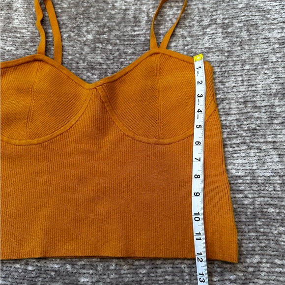 Madewell Corset-Detail Crop Sweater Tank NWT - Picture 6 of 7